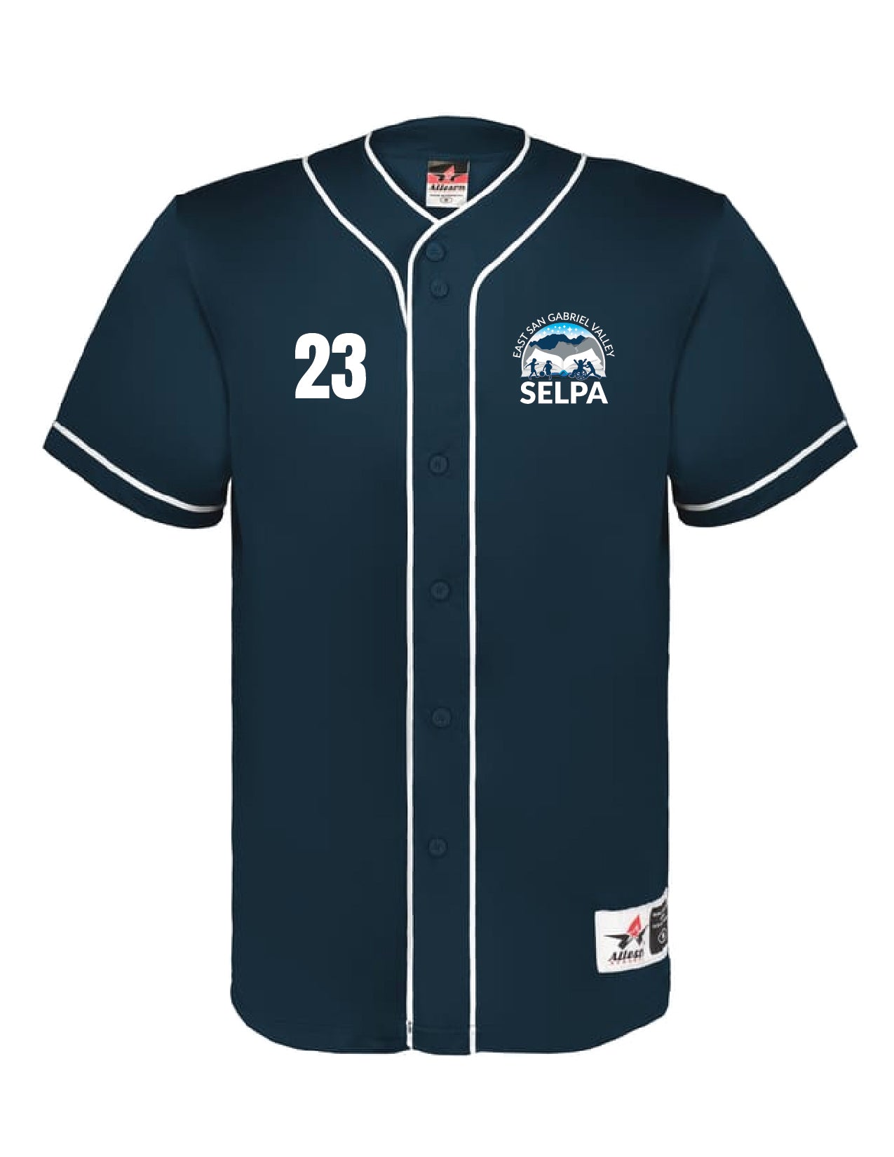 DIAMOND FULL-BUTTON BASEBALL JERSEY