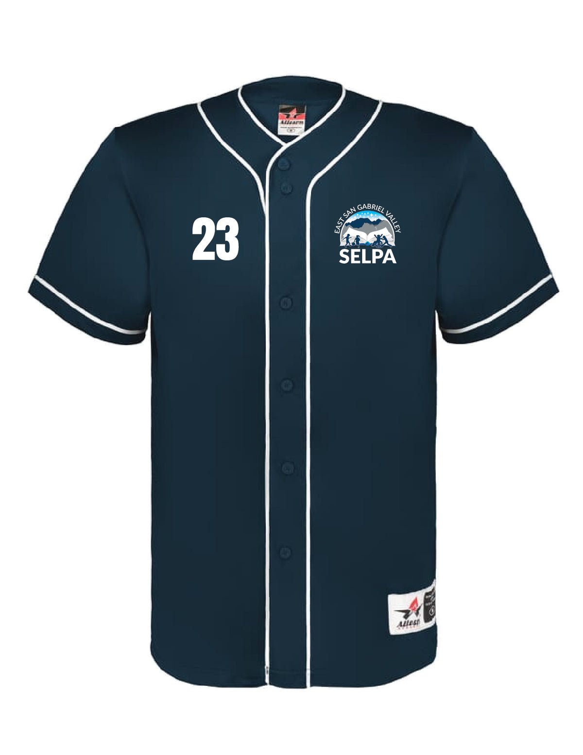DIAMOND FULL-BUTTON BASEBALL JERSEY